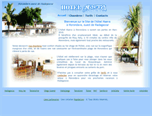 Tablet Screenshot of hotelmaeva-morondava.com